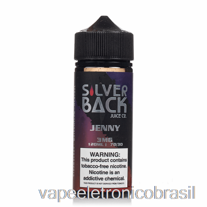 Vape Recarregável Jenny - Silverback Juice Co. - 120ml 0mg